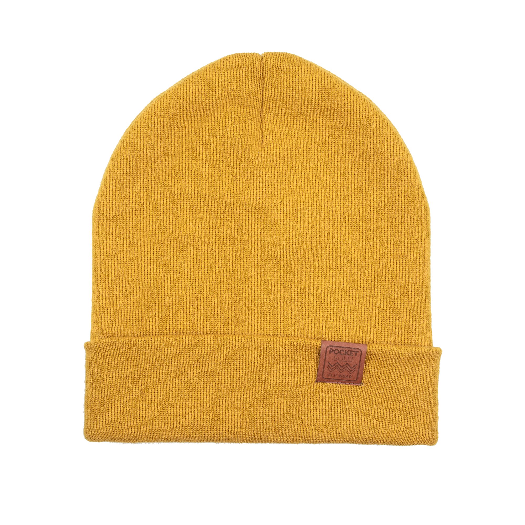 Casual Yellow Surfer Beanie - Pocket Sulu